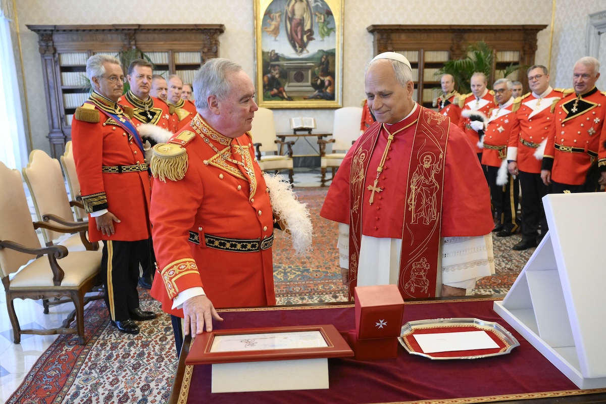 Order of Malta's Grand Master with Pope Leo XIV