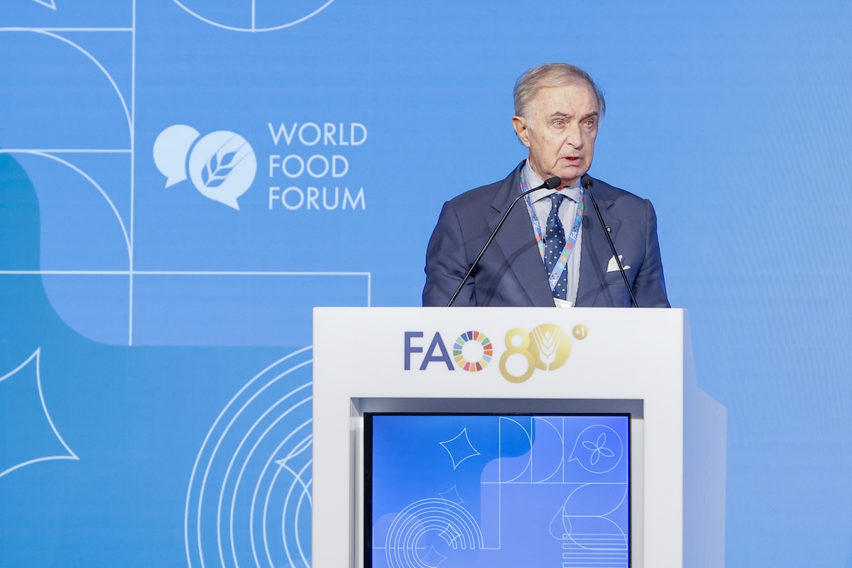 Grand Chancellor of Order of Malta Speaks at FAO World Food Forum Closing Ceremony