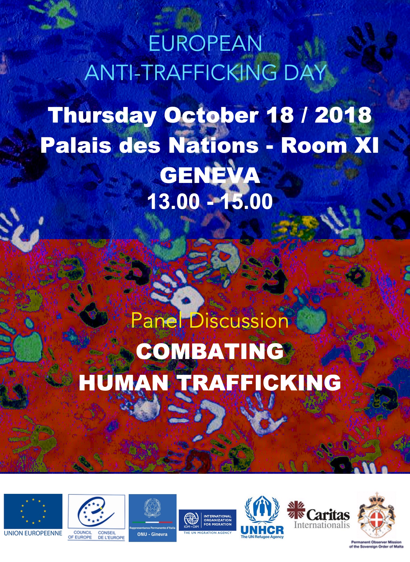 European Anti-Trafficking Day – Combating Human Trafficking: Panel Discussion 18-10-2018.