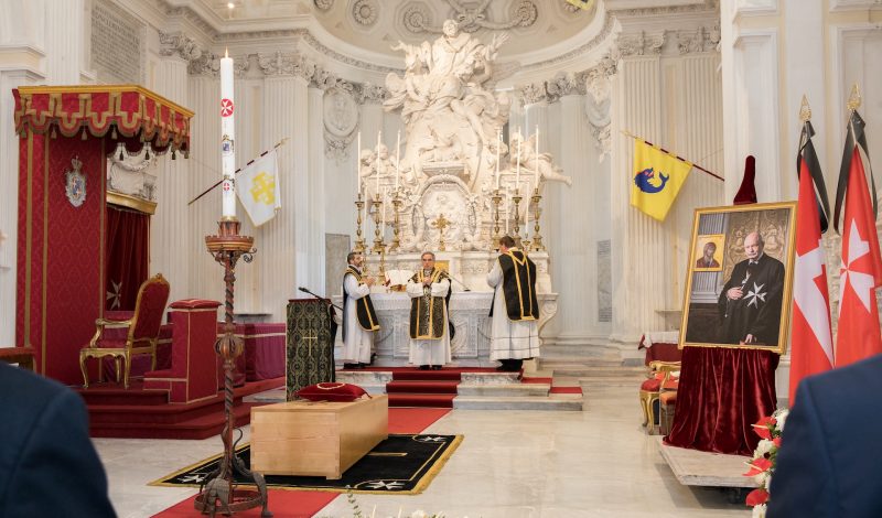 Funeral of the 80th Grand Master of the Order of Malta, Fra’ Giacomo Dalla Torre