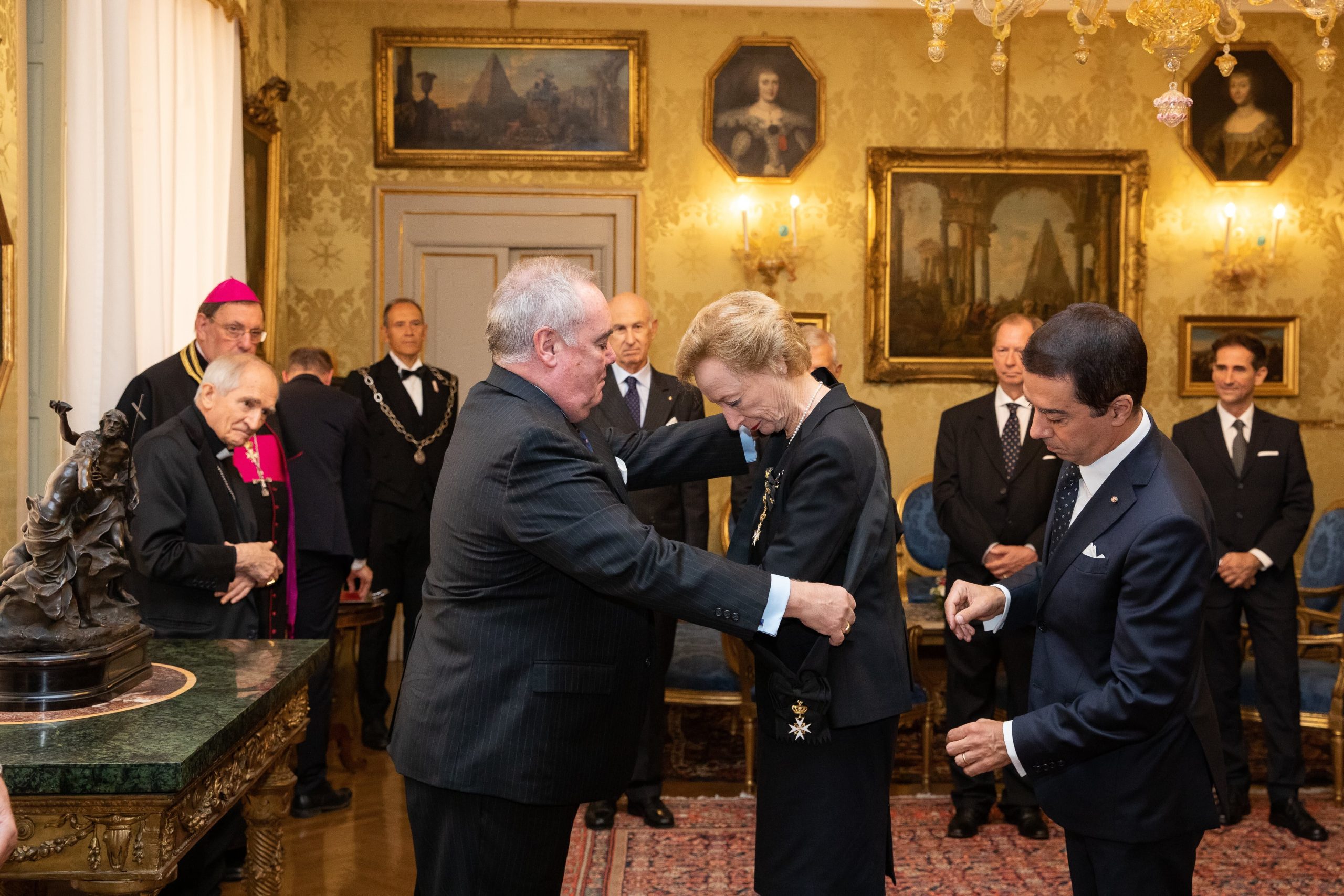 Presentation of the award of the Grand Cross to H.E. Ambassador Marie-Thérèse Pictet-Althann