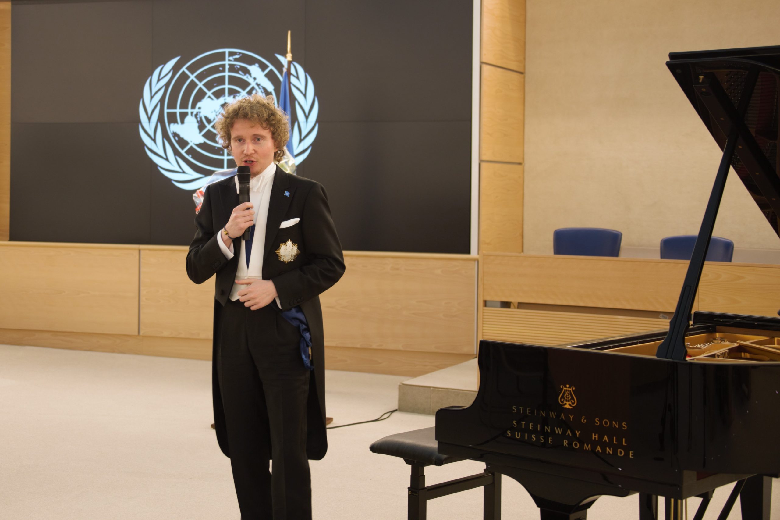 Piano Concert for Peace performed by Nikolay Khozyainov, Palais des Nations, 22nd November 2022