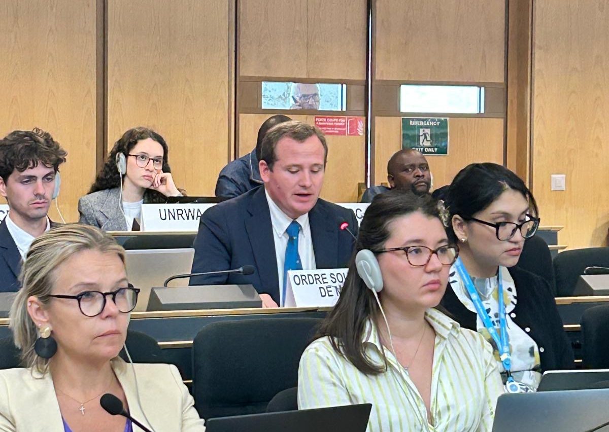Order of Malta Addresses UN Special Rapporteur on Water and Sanitation